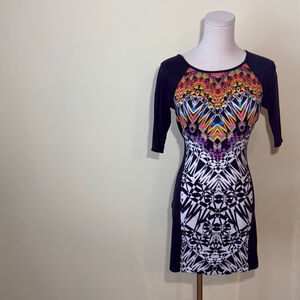 MARCCAIN SPORTS Women’s Geometric Print Dress SZ S